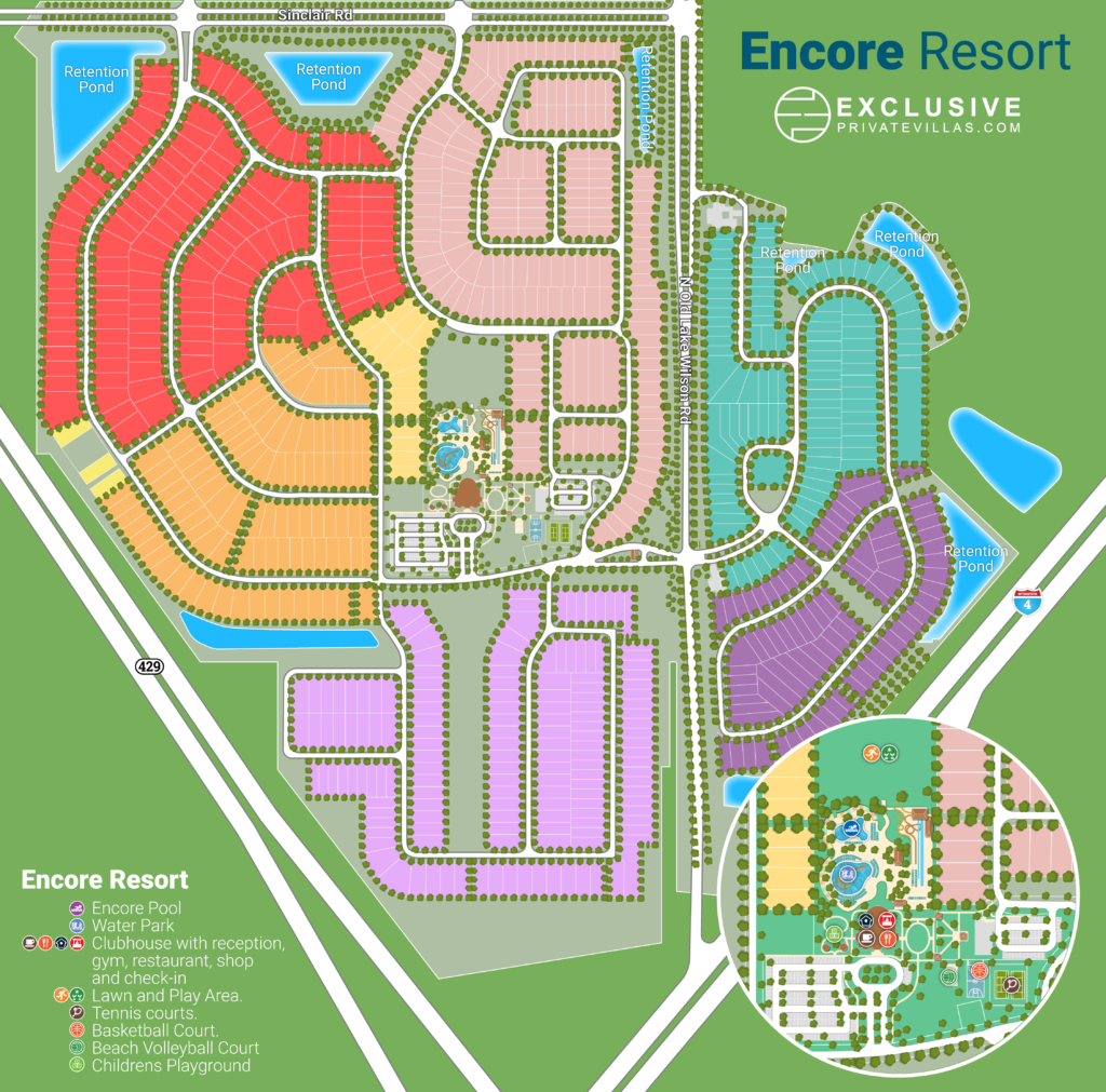 reunion resort map